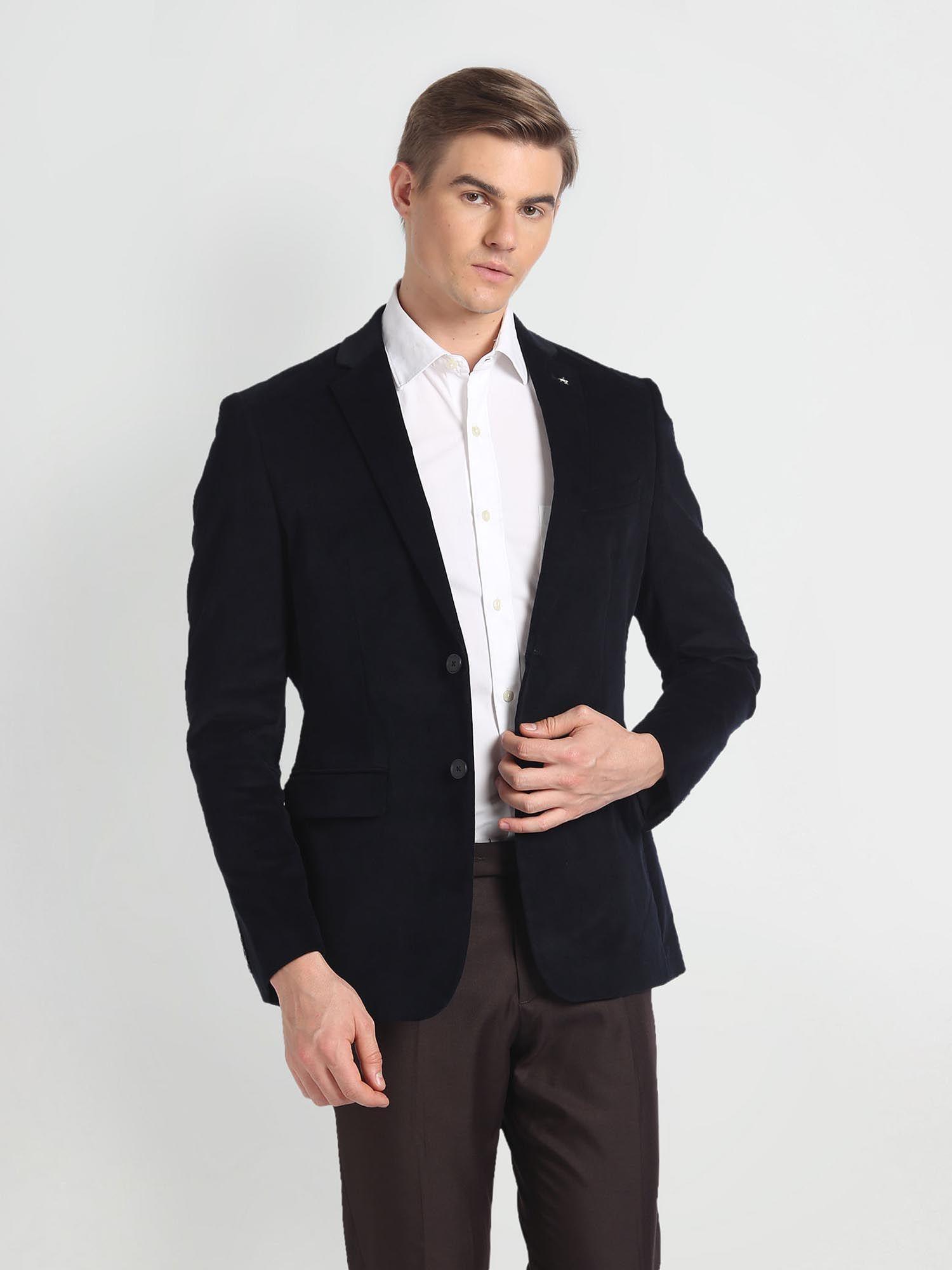 zero calorie slim fit corduroy blazer