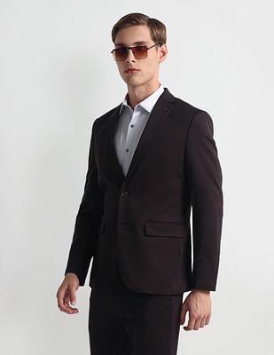 zero calorie slim fit two piece suit