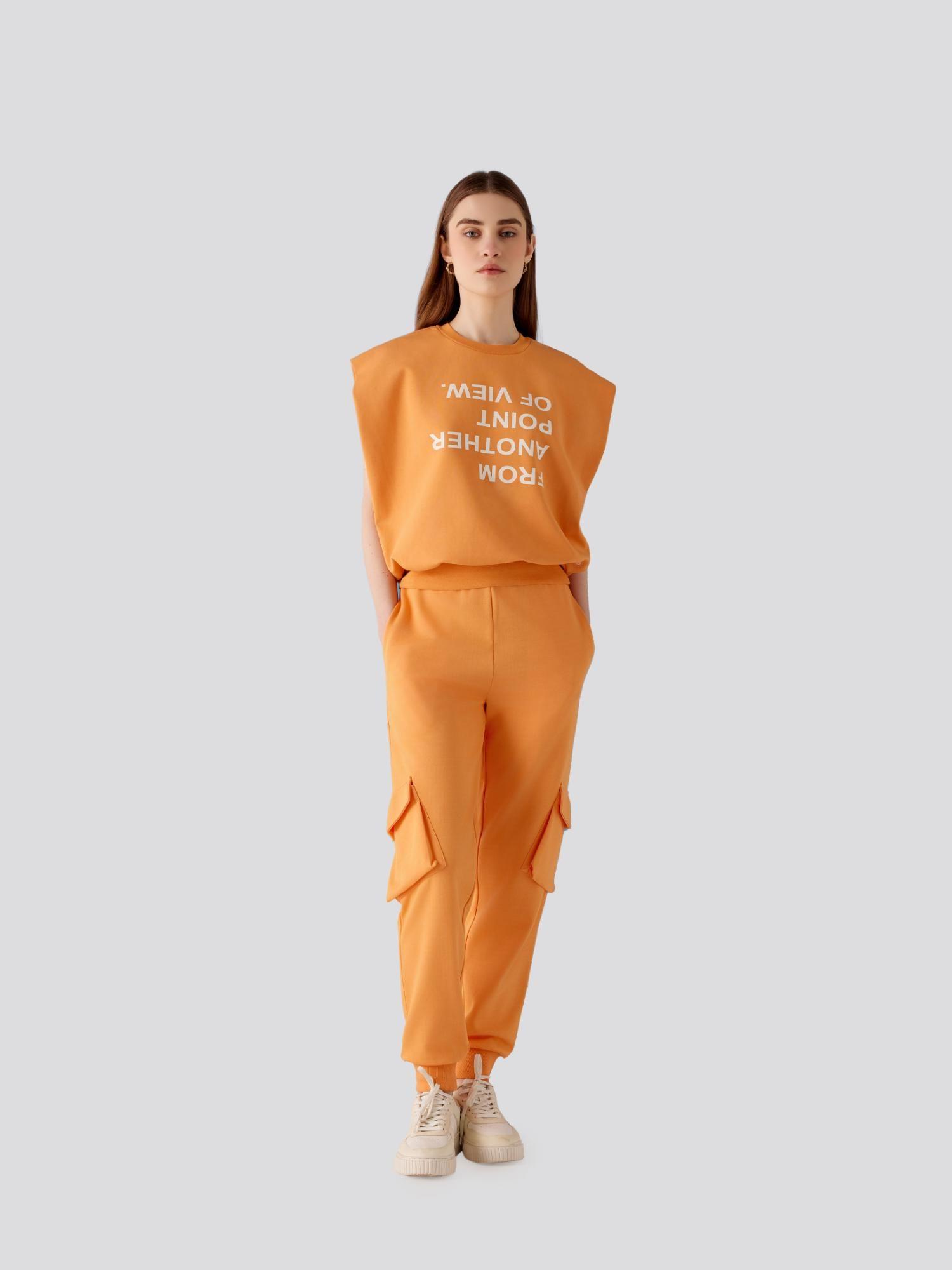 zesty zenith pov co-ord - orange (set of 2)