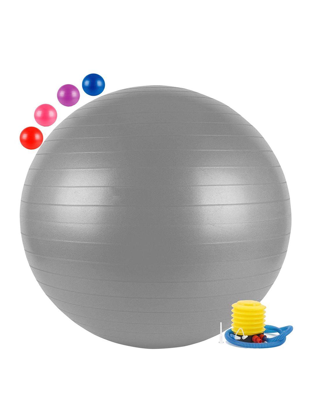 zevora blue anti-burst exercise gym anti-slip balance stability ball with pump