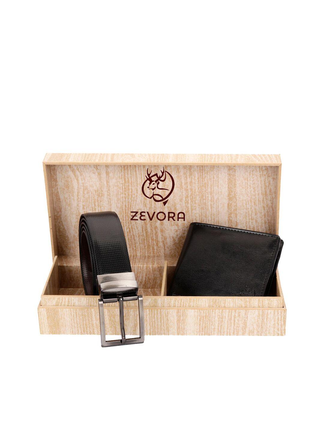 zevora men black accessory gift set