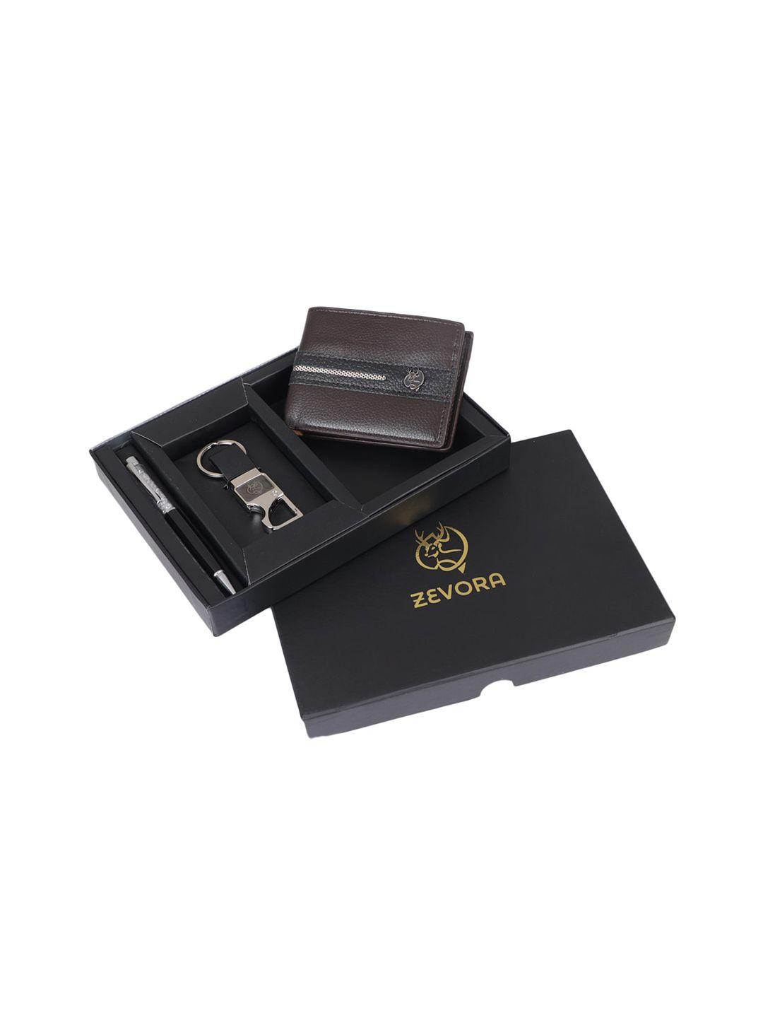 zevora men leather accessory gift set