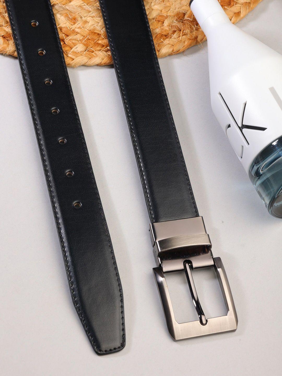 zevora men leather belt keychain & pen