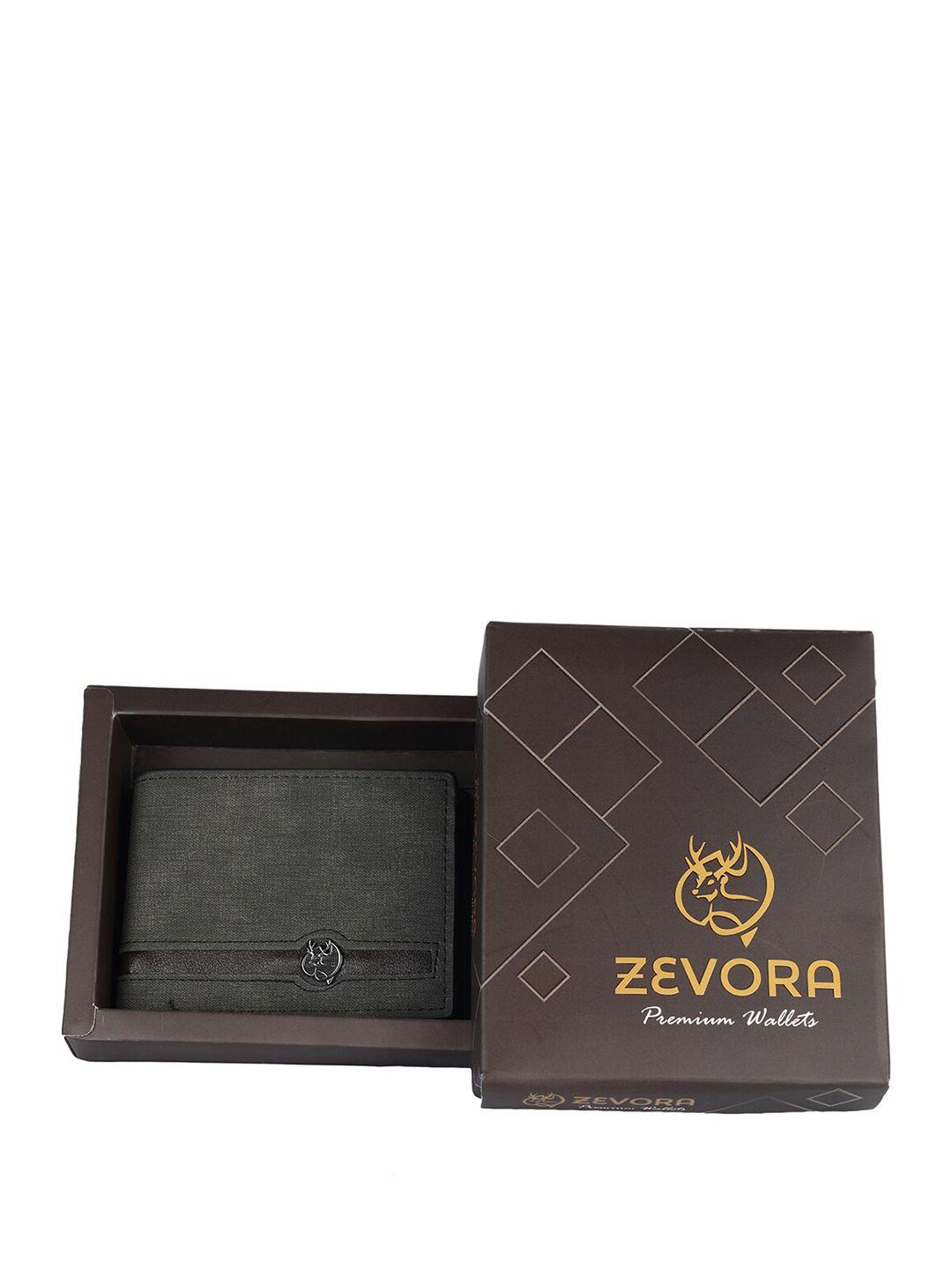 zevora textured two fold wallet