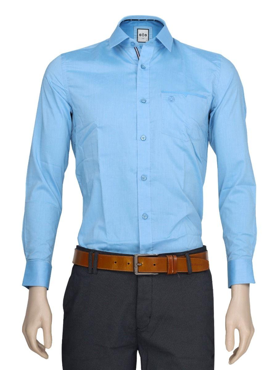 zf men's readymade casual cotton shirt