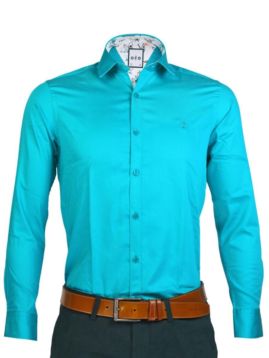 zf men's readymade casual cotton shirt