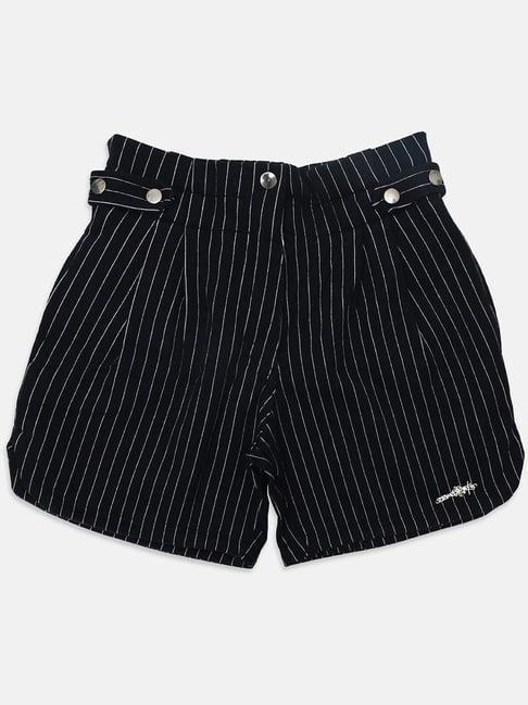 ziama kids navy striped shorts
