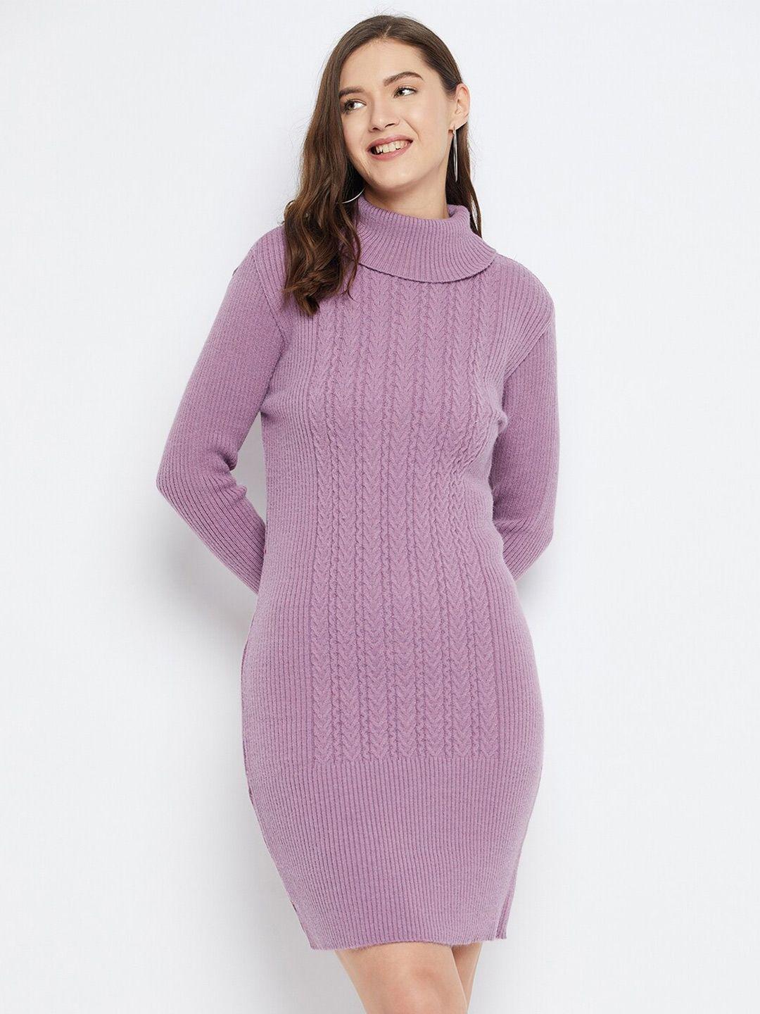 zigo self-design woolen jumper dress