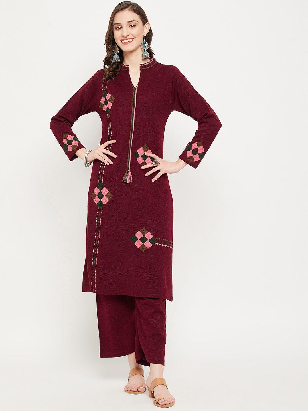 zigo thread work kurta with trousers