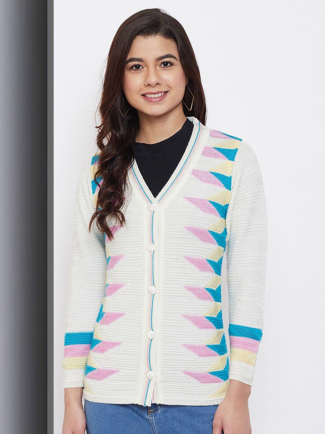 zigo women striped cardigan