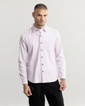 zilch regular fit shirt with patch pocket
