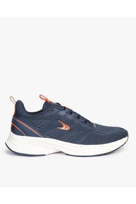 zim synthetic lace up mens sport shoes - navy