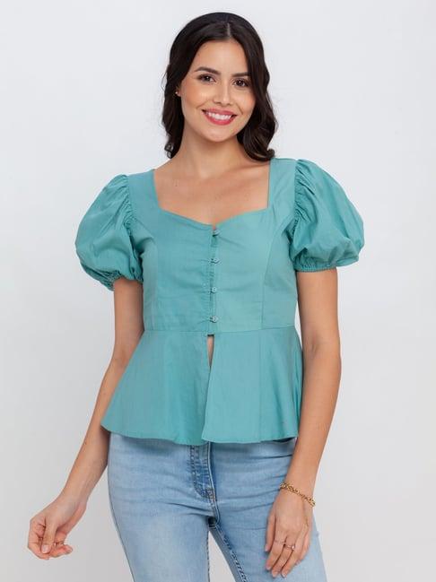 zink london green a-line top