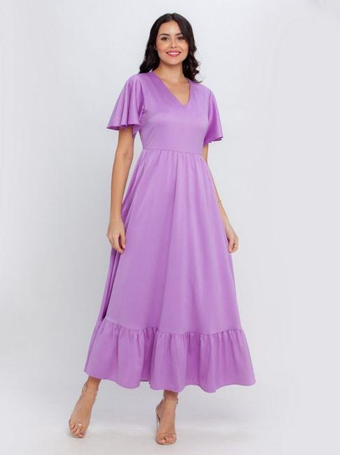zink london purple maxi dress