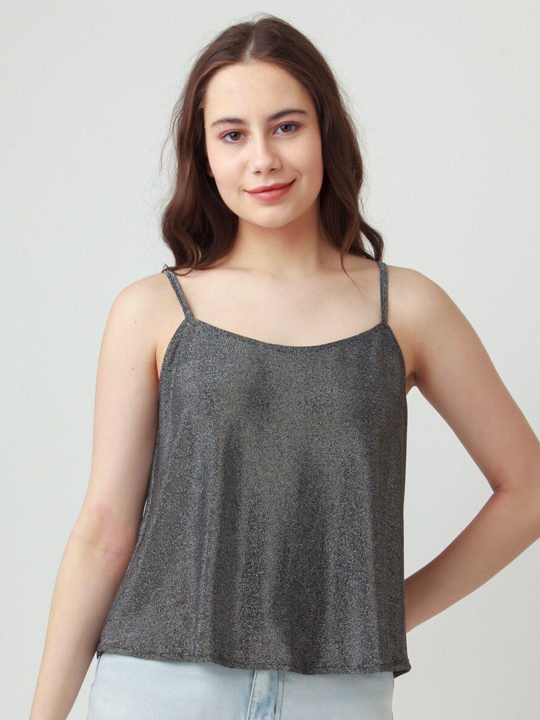 zink london silver-toned top