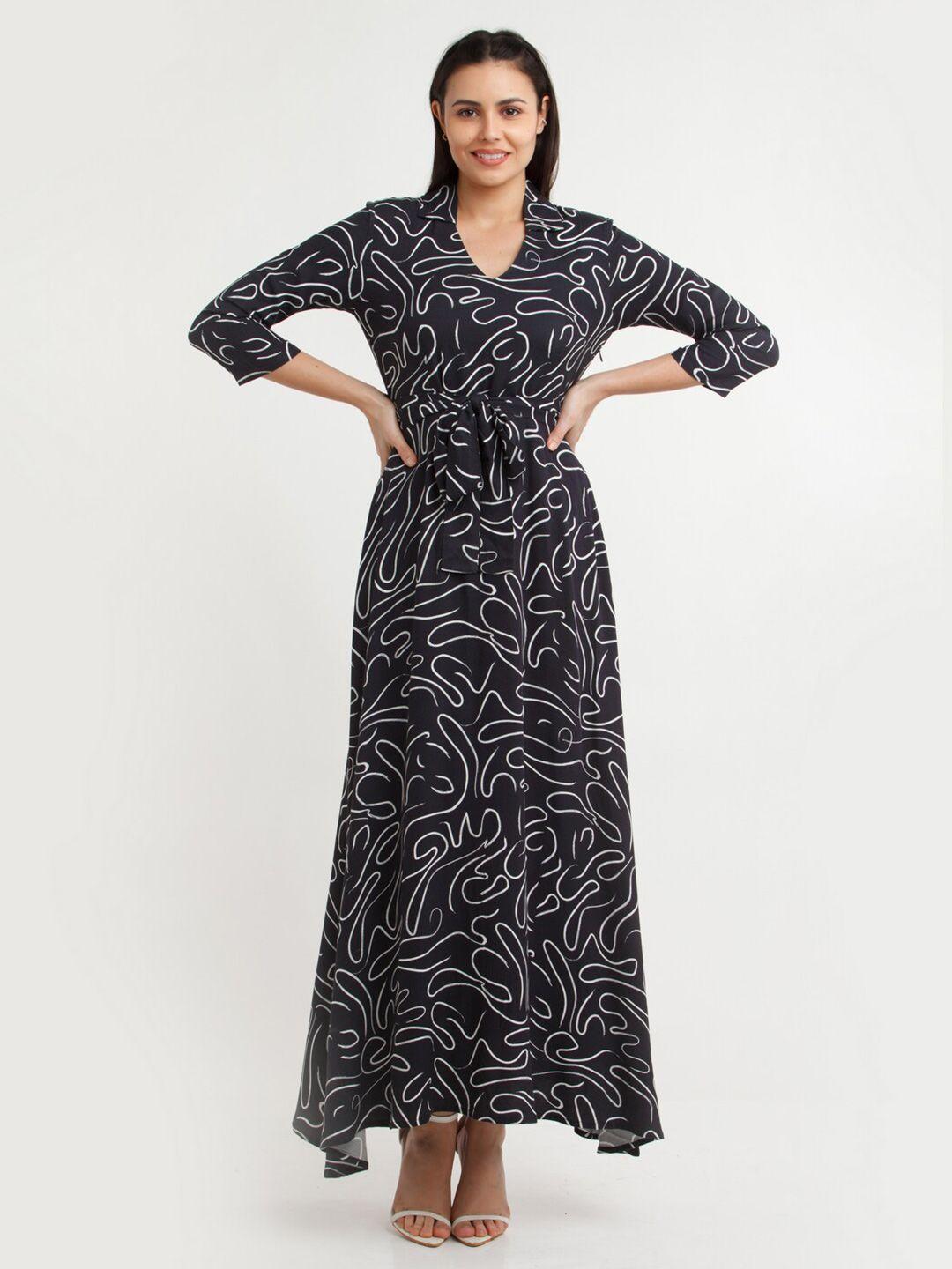 zink london black maxi maxi dress