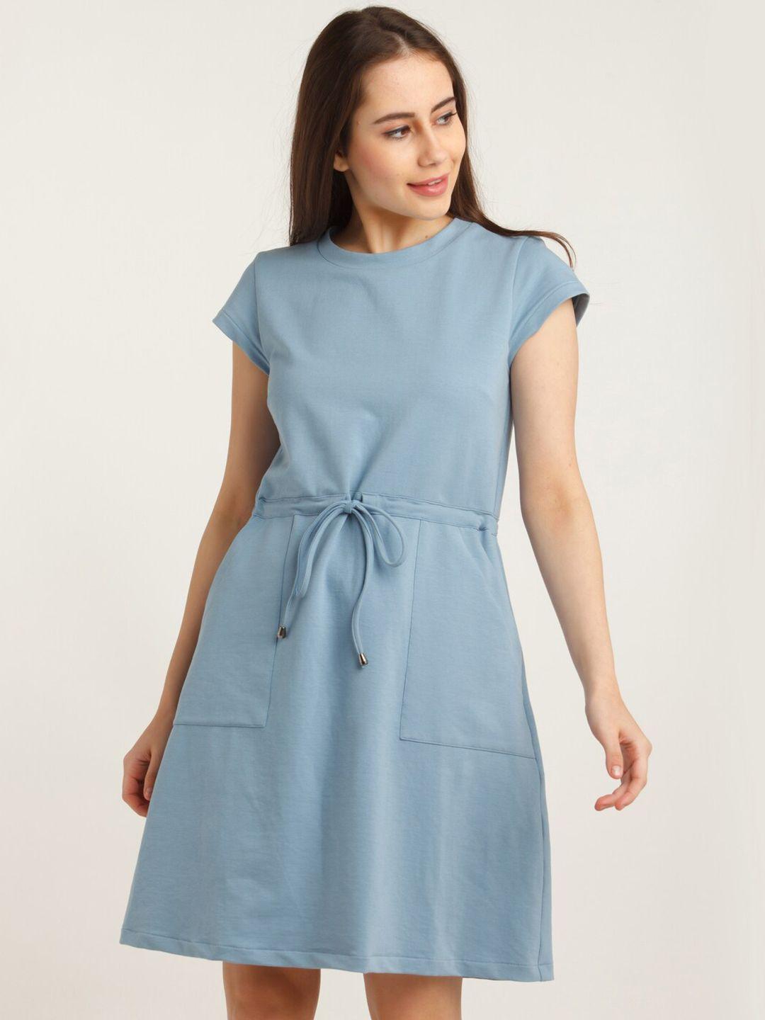 zink london blue a-line dress