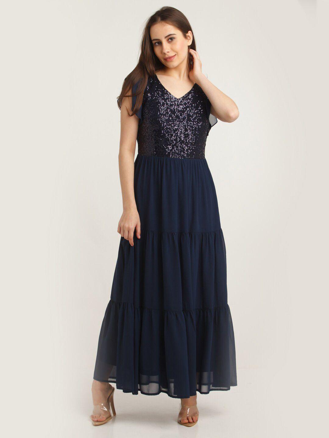 zink london blue maxi dress