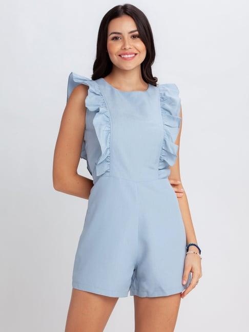 zink london blue playsuit