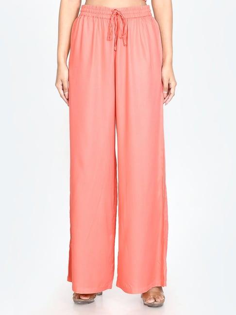 zink london coral regular fit high rise trousers