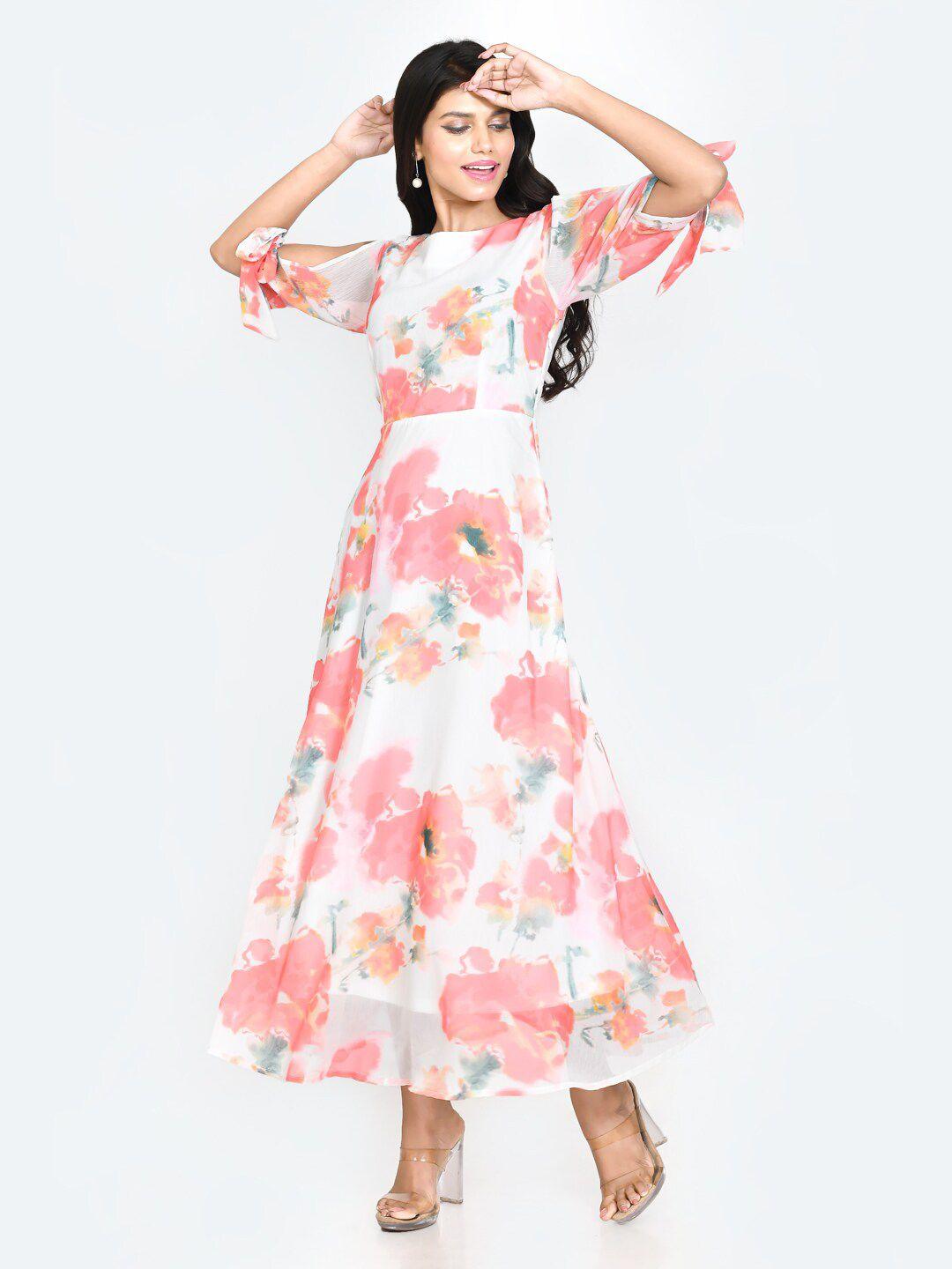 zink london floral printed maxi dress