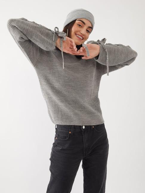 zink london grey straight fit sweater