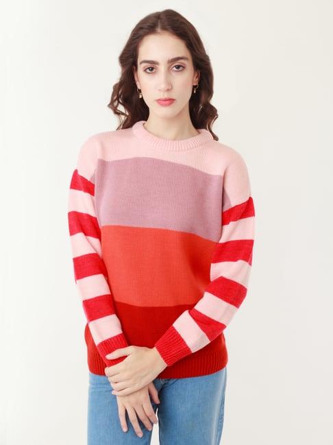 zink london multicolor striped sweater