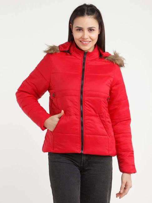 zink london red regular fit jacket