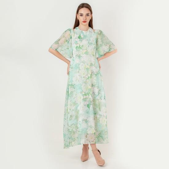 zink london women floral print a-line dress