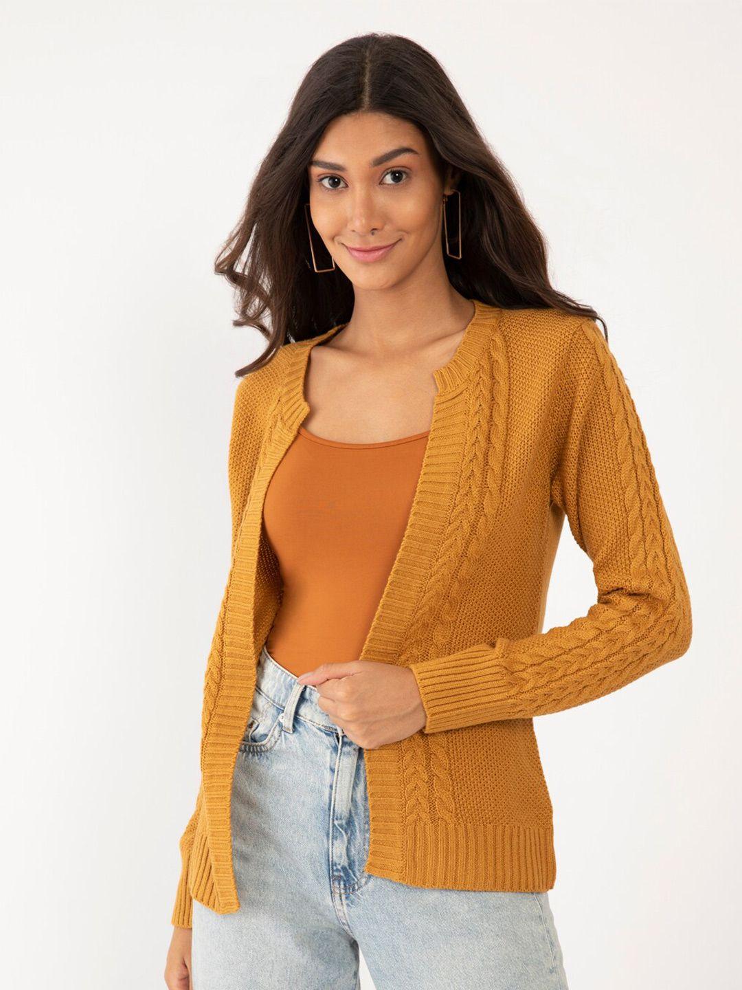 zink london women mustard shrug