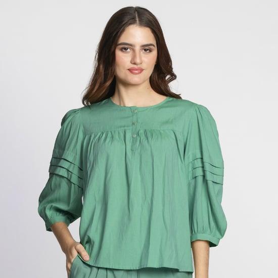 zink london women pleated top