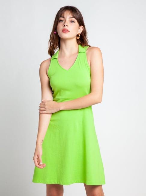 zink z green skater dress