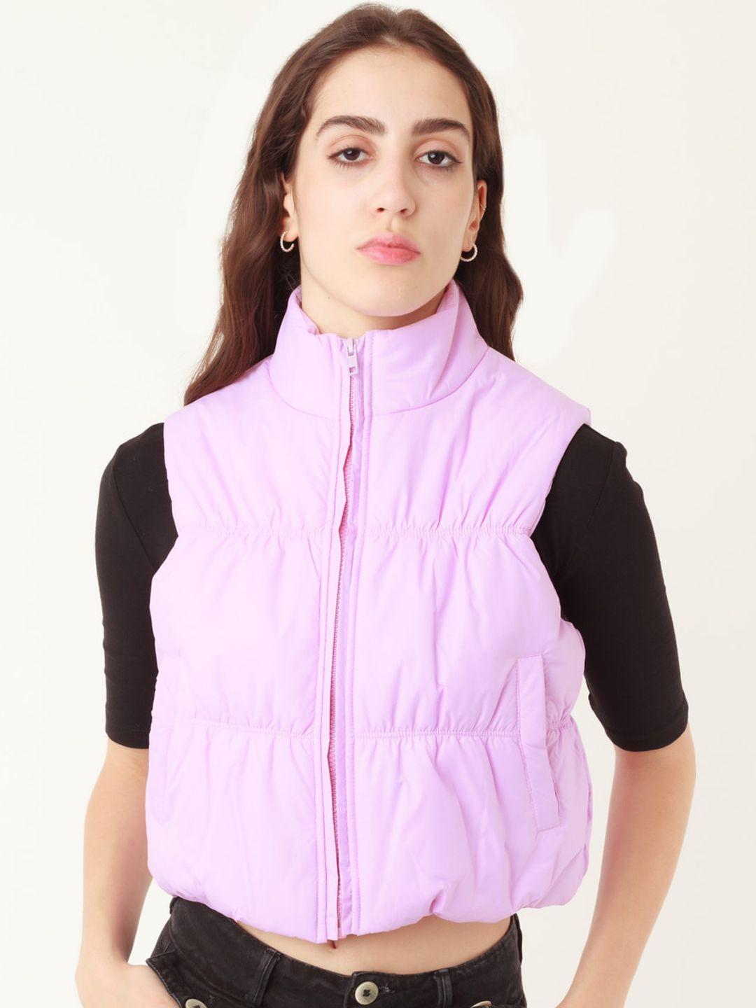 zink z women crop puffer jacket