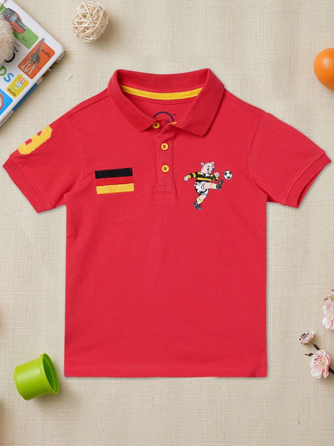 zion-boys-red-printed-polo-collar-cotton-t-shirt