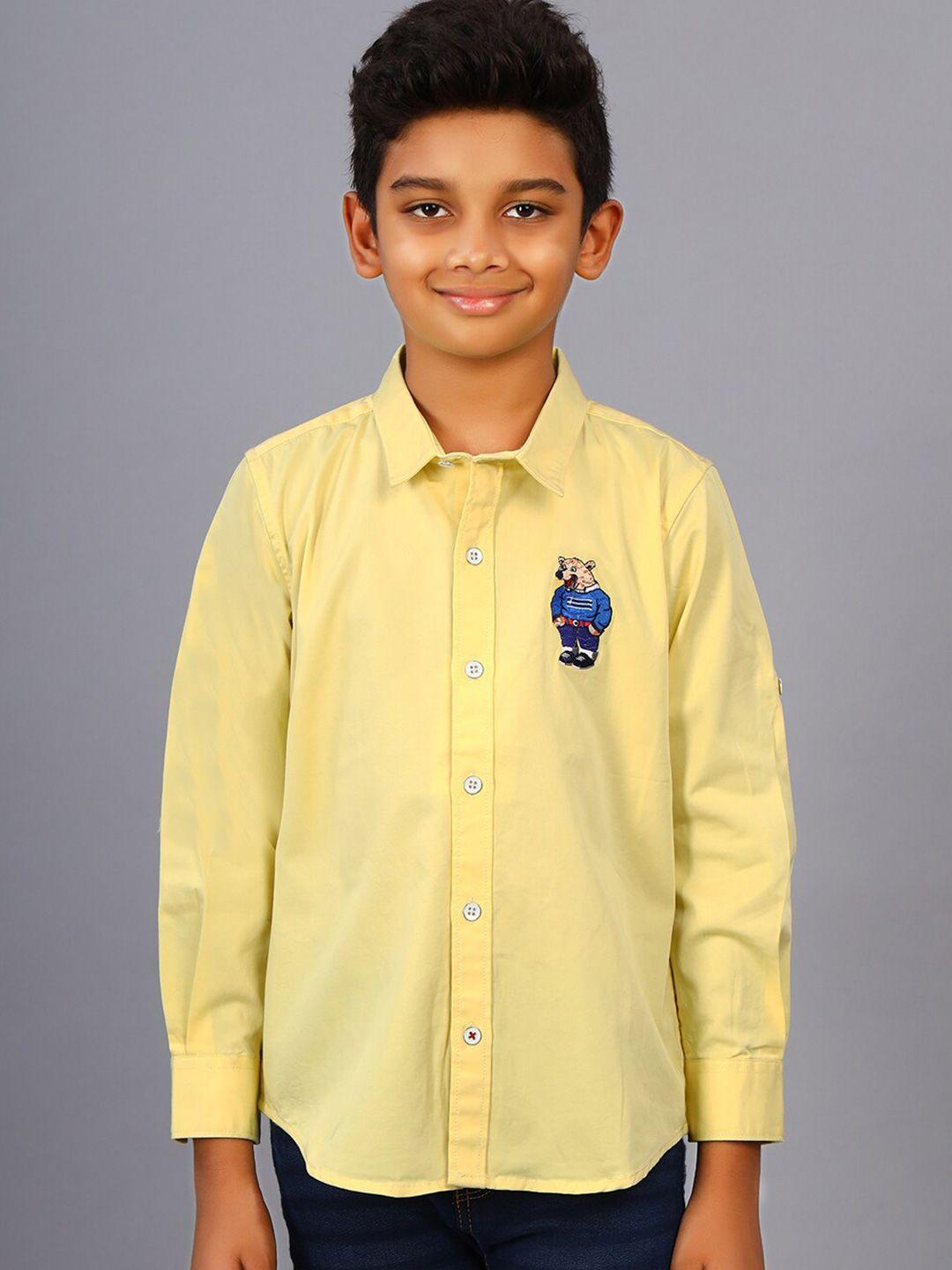 zion boys classic opaque casual shirt