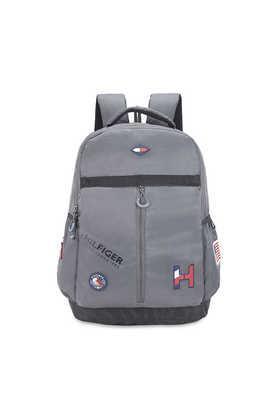 zip clouser polyester backpack - granite