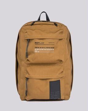 zip-around backpack with adjustable straps