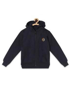 zip-front full-sleeve hoodie