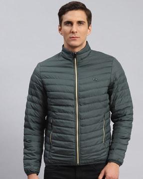 zip-front bombers jacket