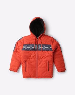 zip-front puffer jacket