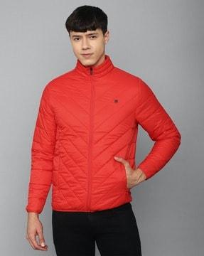 zip-front puffer jacket