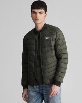 zip-front puffer jacket