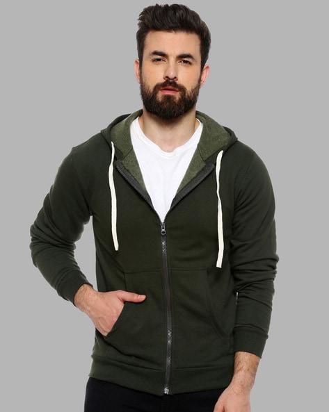 zip front sweatshirt