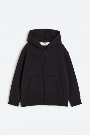 zip-through hoodie