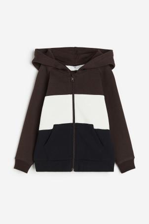 zip-through hoodie