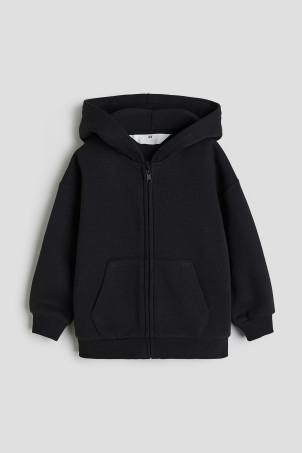 zip-through hoodie