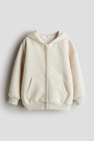 zip-through hoodie