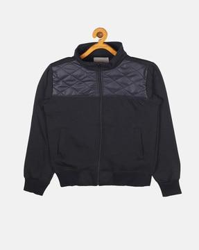 zip-up bomber jacket