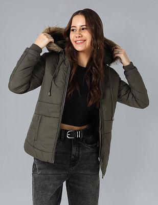 zip up hooded jacket