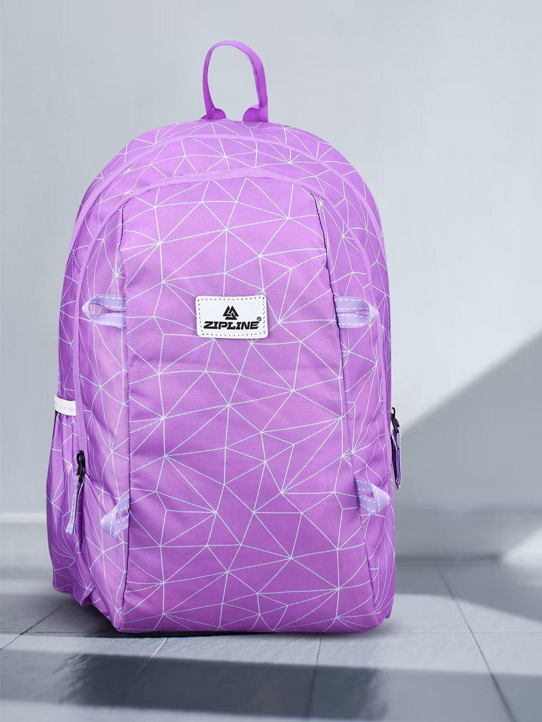 zipline unisex geometric backpack